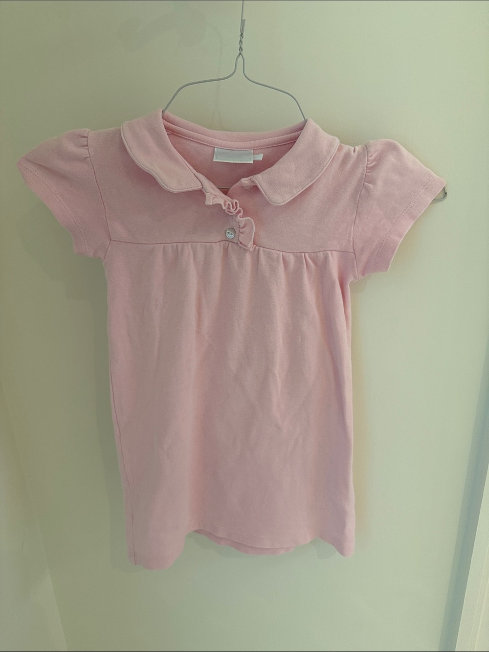 Girls' Pink Polo-Style Dress by Little English